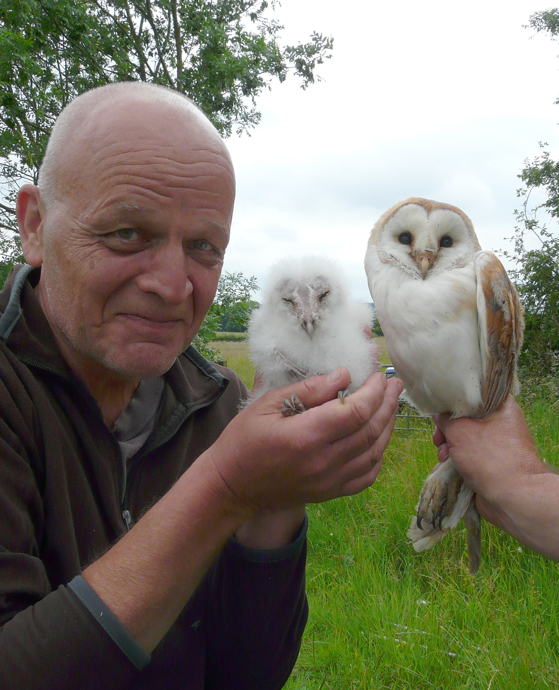 Paul with mummy and babe